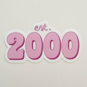 10/$10 est. 2000 Sticker